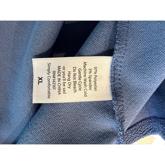 LuLaRoe Amelia Women's Tan , Brown & Blue Dress - Picture 6 of 8